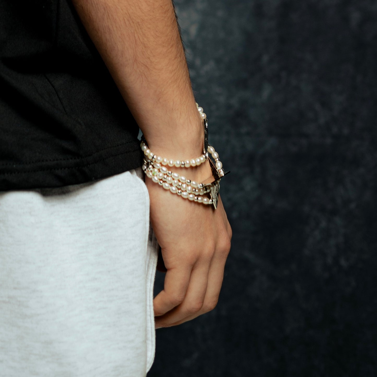 “SENTY FOREVER” Pearl Bracelet