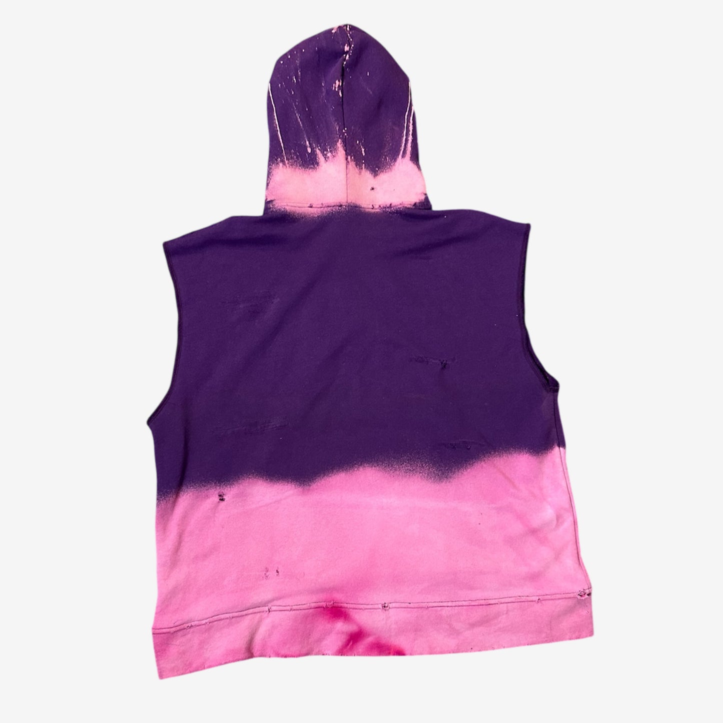 “SENTY ARMY” No Sleeve Hoodie (L) *