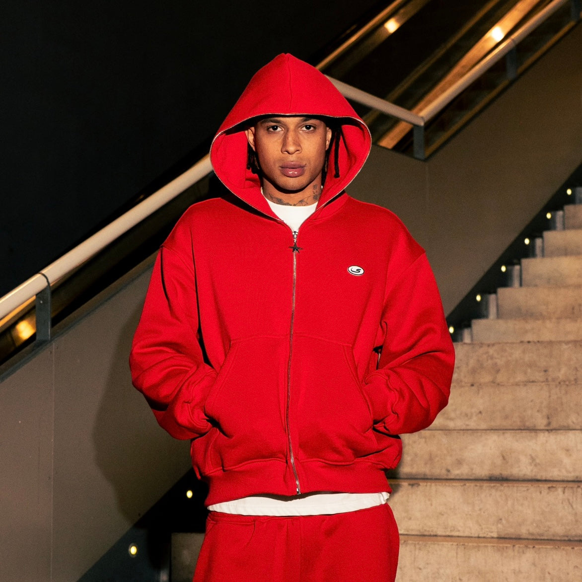 "SENTY SEASON" Red Full Zip V2