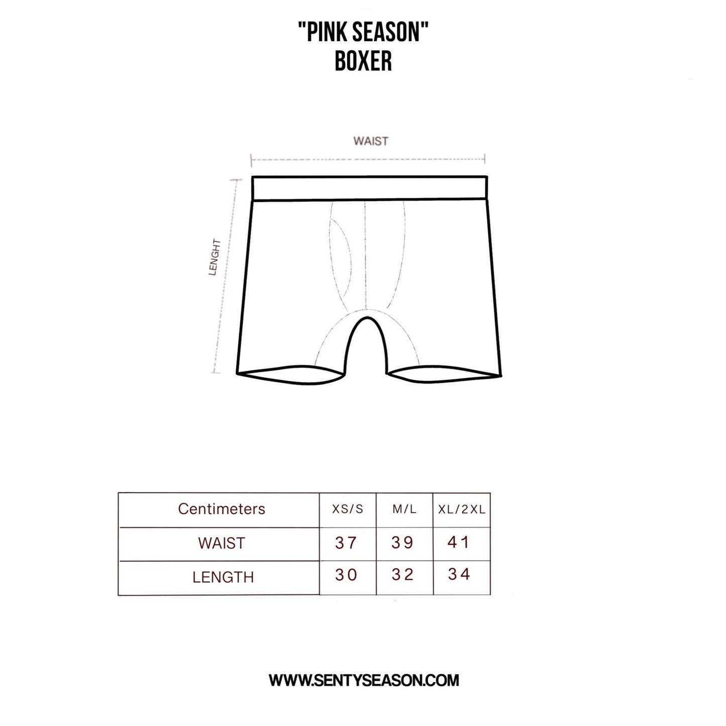 "SENTY SEASON" Black Boxer PACK