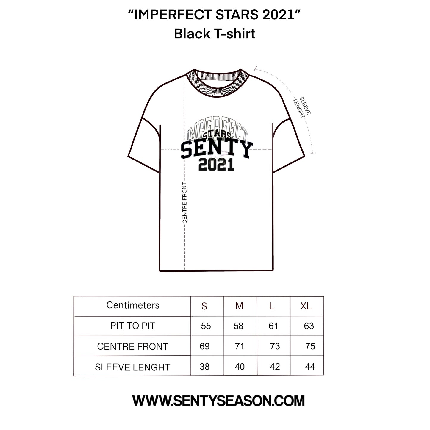 “SENTY 4 GLORY” Black T-shirt