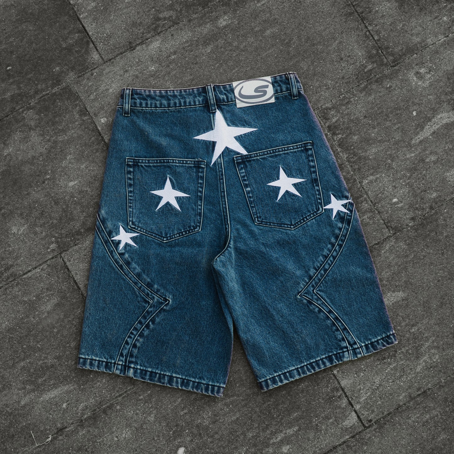 "SENTY SEASON" 5 Star Blue Jorts