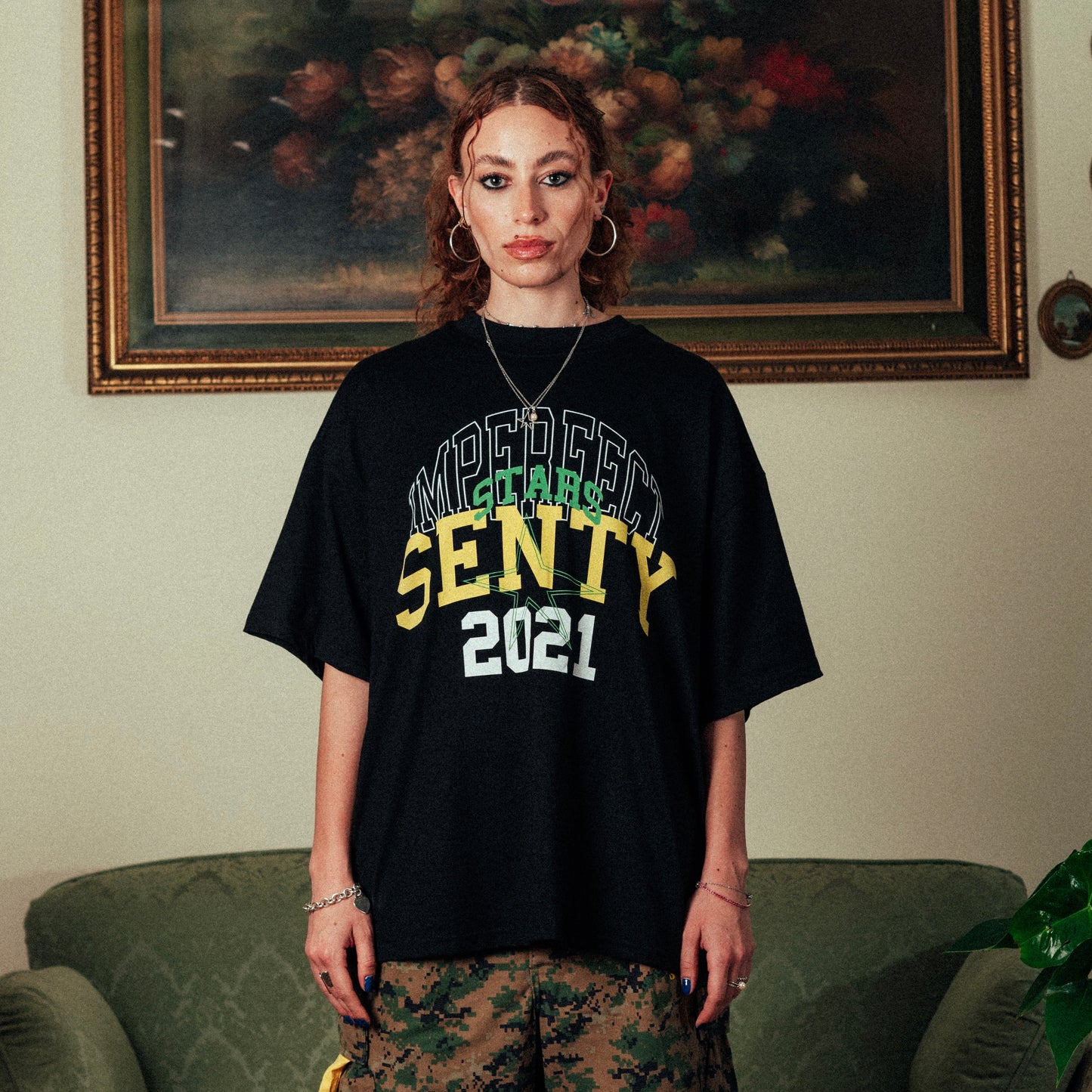 “IMPERFECT STARS 2021” Black T-shirt