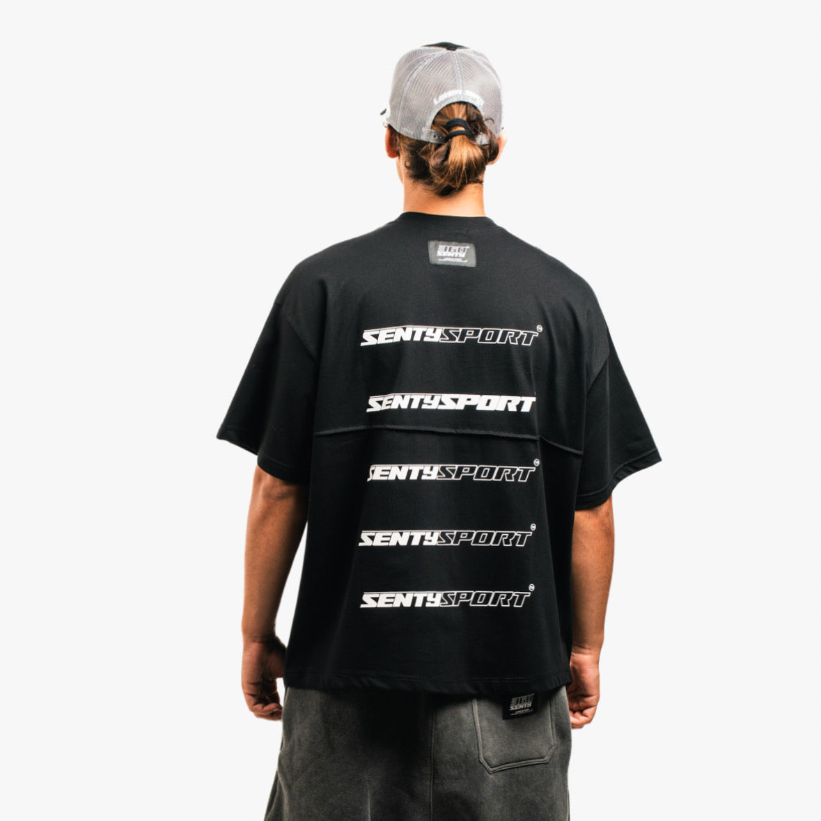 "360 SENTY SPORT" Black T-shirt
