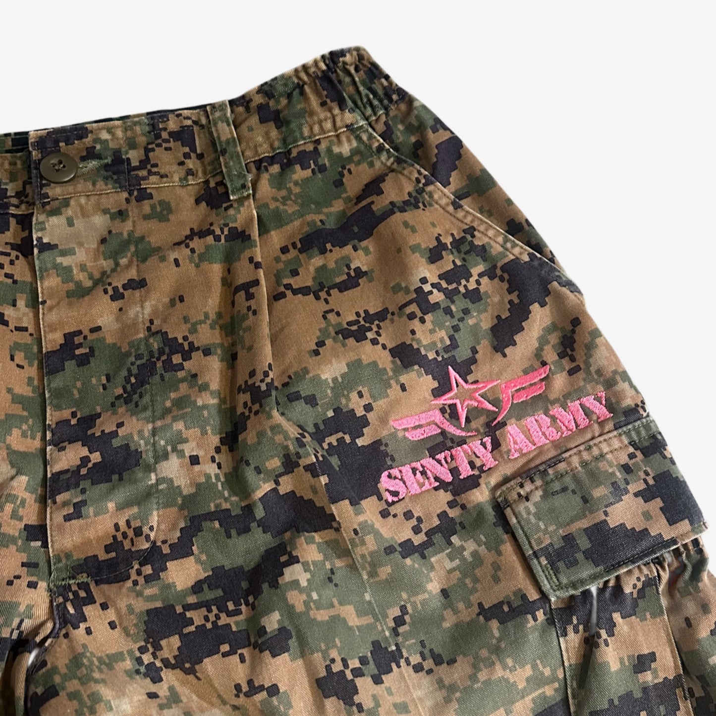 “SENTY ARMY PINK” Camo Cargo Custom