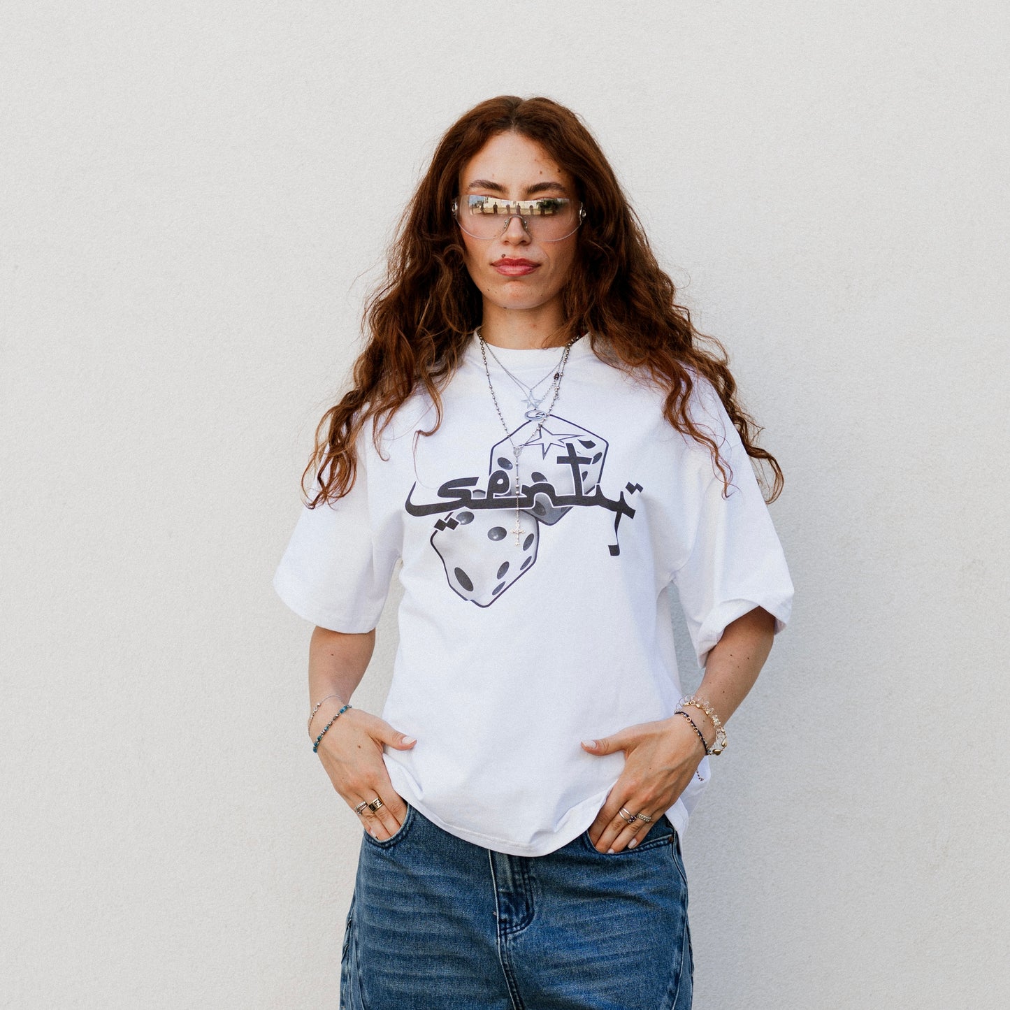 "SENTY CASINÒ" DADI White T-shirt
