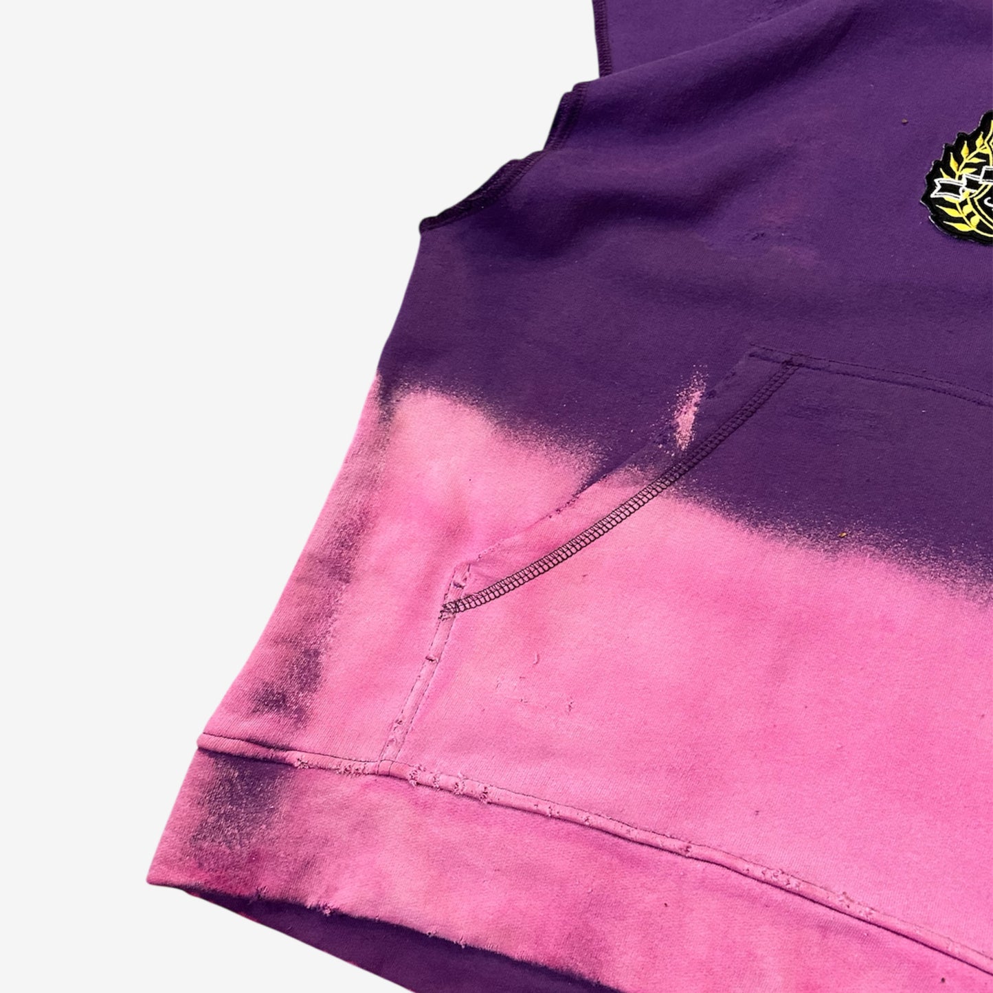 “SENTY ARMY” No Sleeve Hoodie (L) *