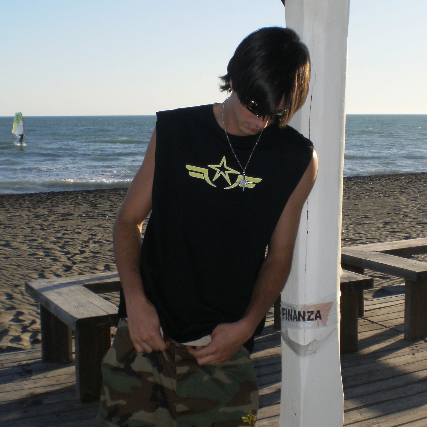 “SENTY ARMY” Black Tank