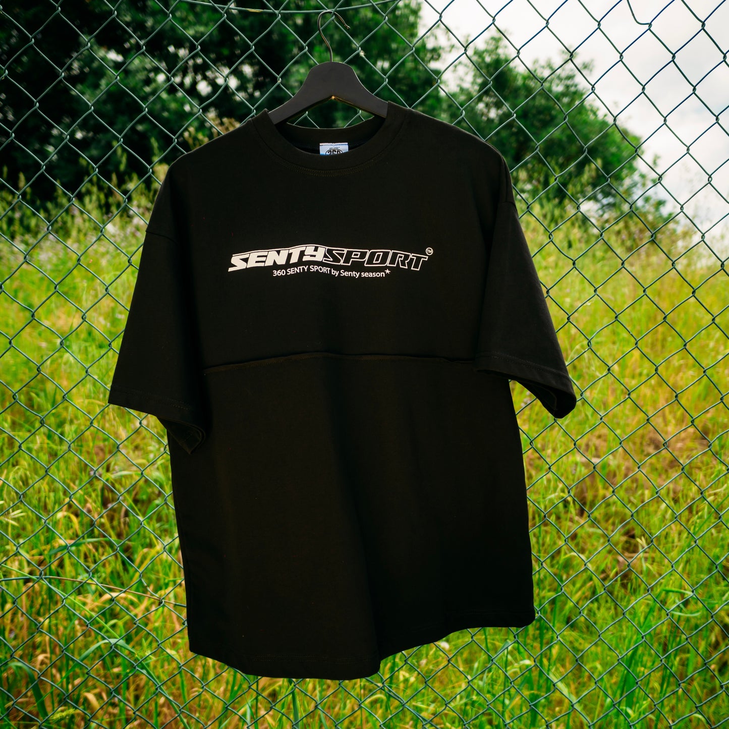"360 SENTY SPORT" Black T-shirt