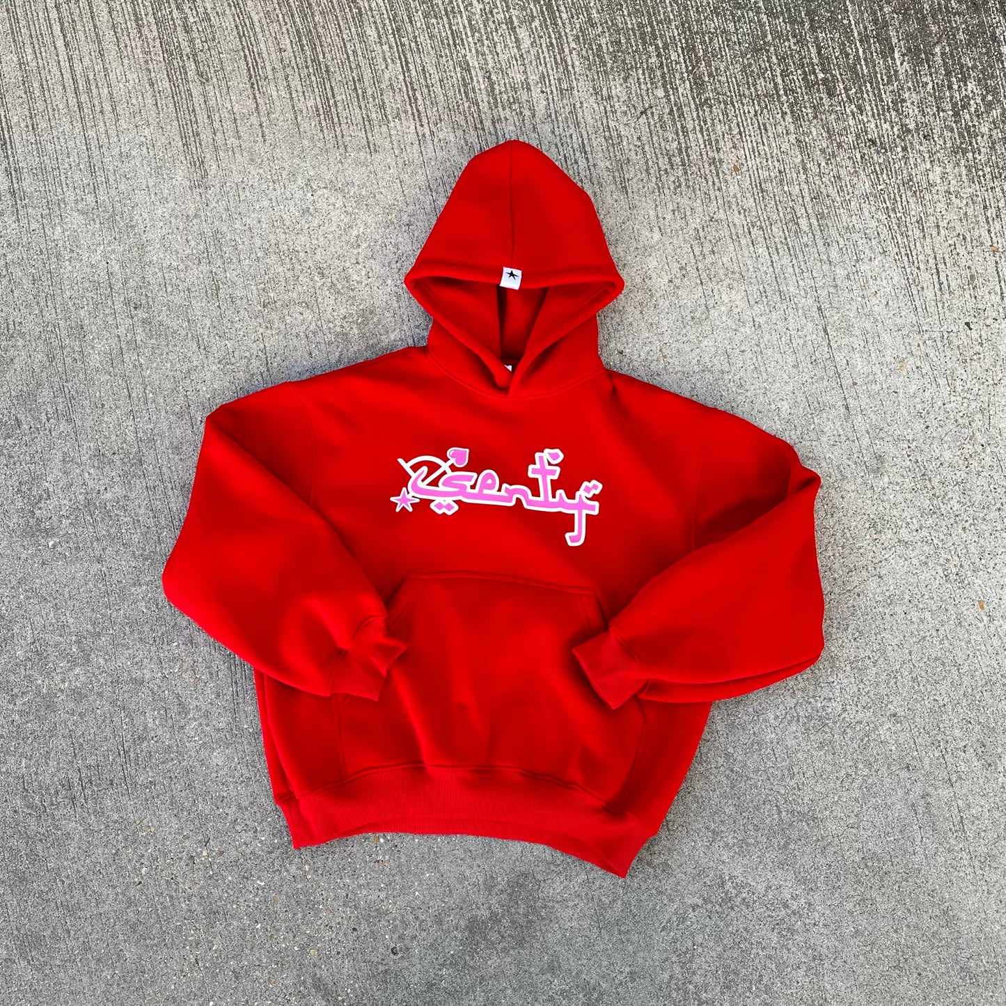 “SENTY SEASON” San Valentino Red Hoodie