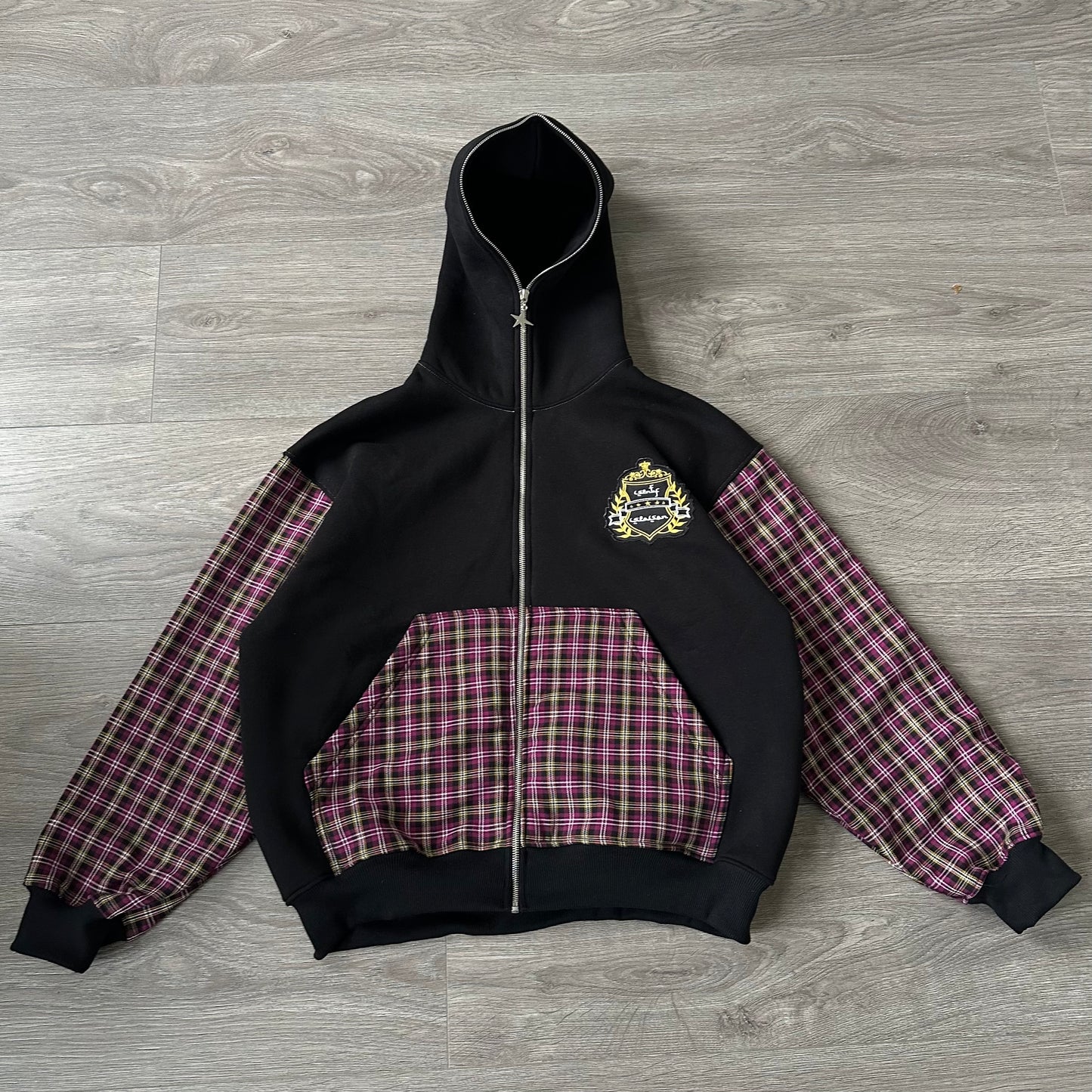 “SENTY SEASON” Flannel Black Full Zip