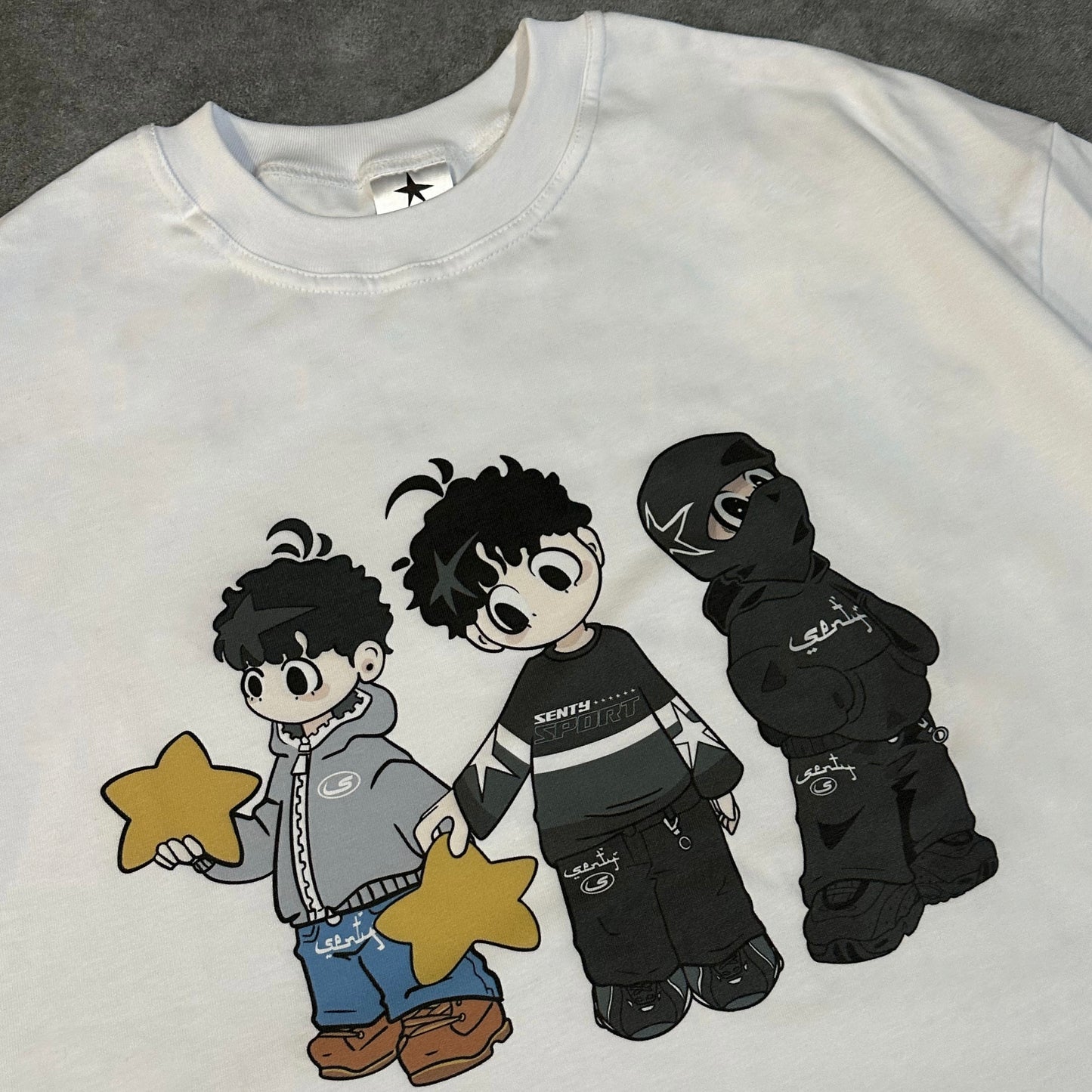 “SENTY MASCOTTE” White T-shirt