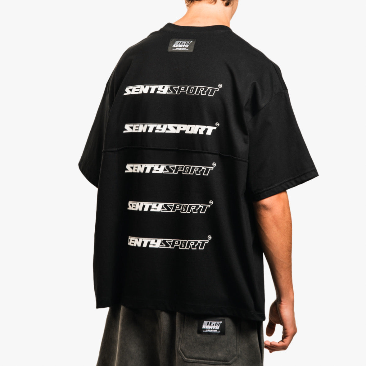 "360 SENTY SPORT" Black T-shirt
