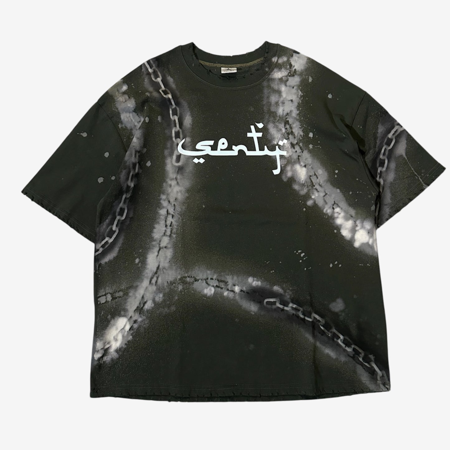 “SENTY SEASON” Military Green T-shirt (XL)*