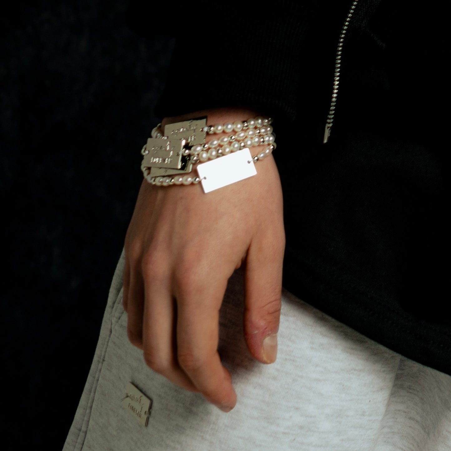 “SENTY FOREVER” Pearl Bracelet