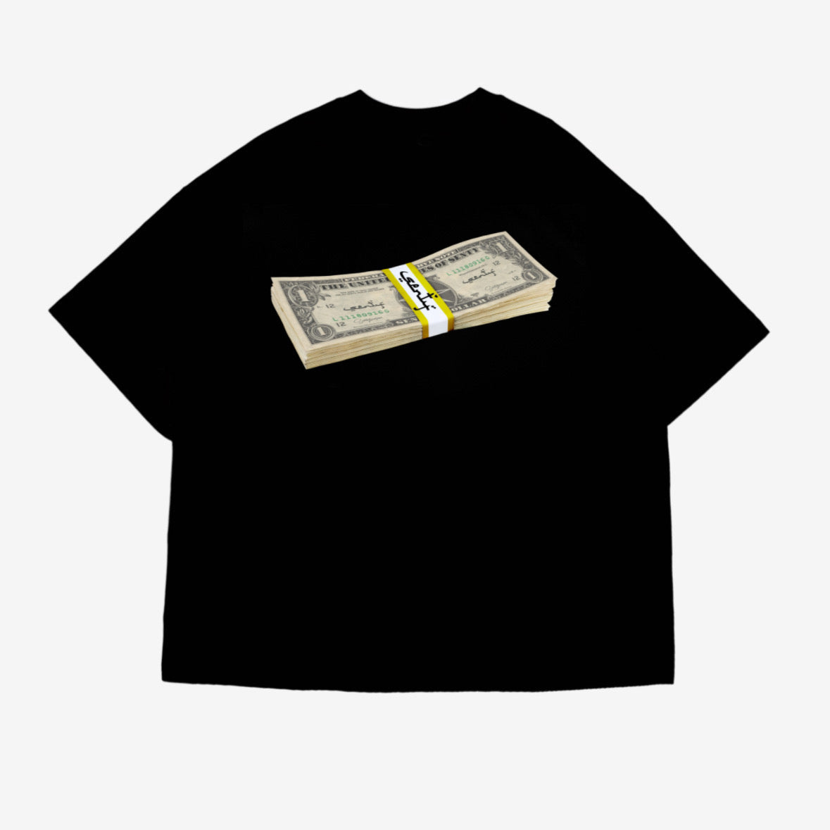 "SENTY CASINÒ" CASH Black T-shirt