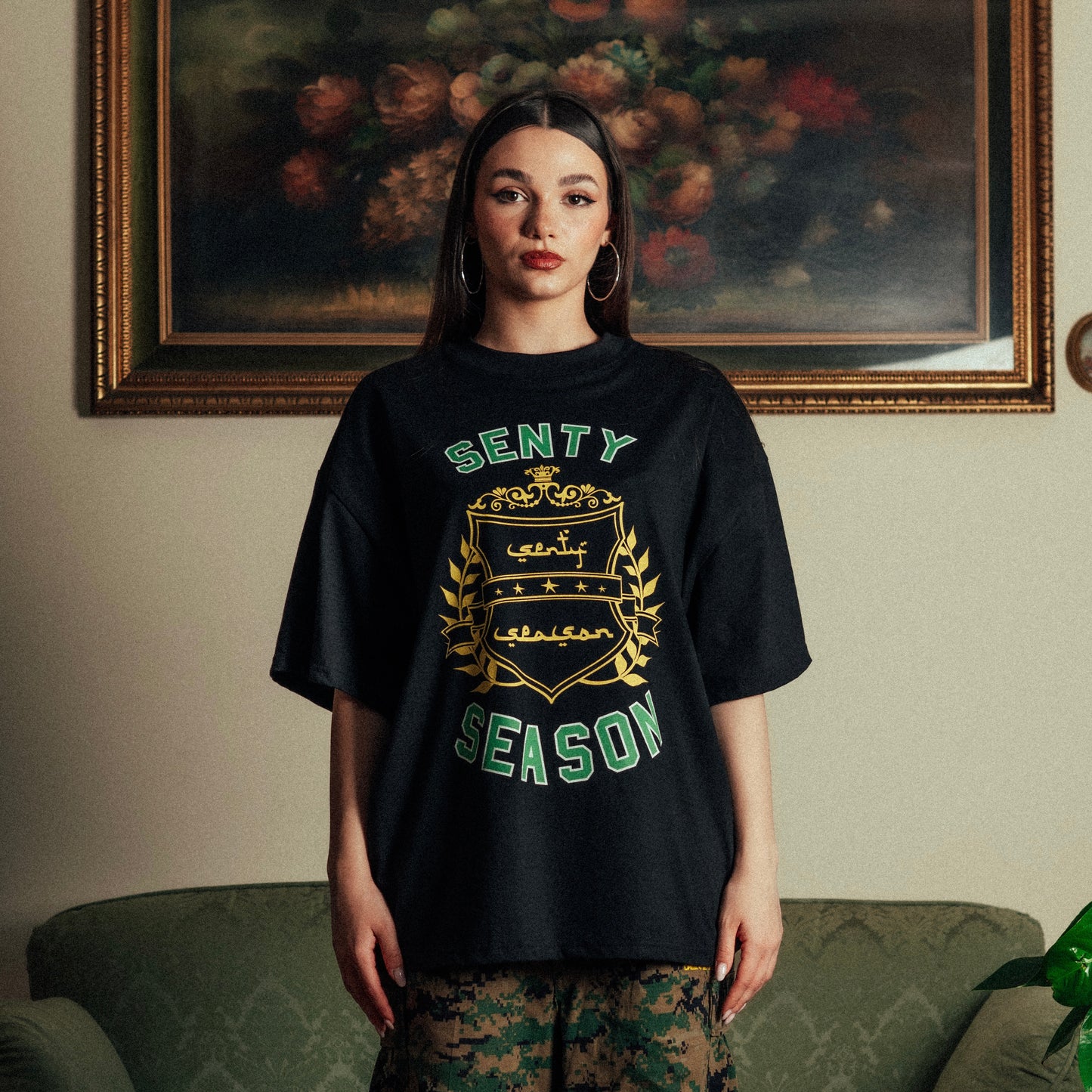 “SENTY 4 GLORY” Black T-shirt