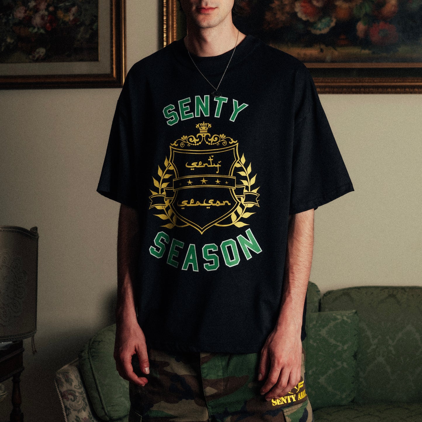 “SENTY 4 GLORY” Black T-shirt