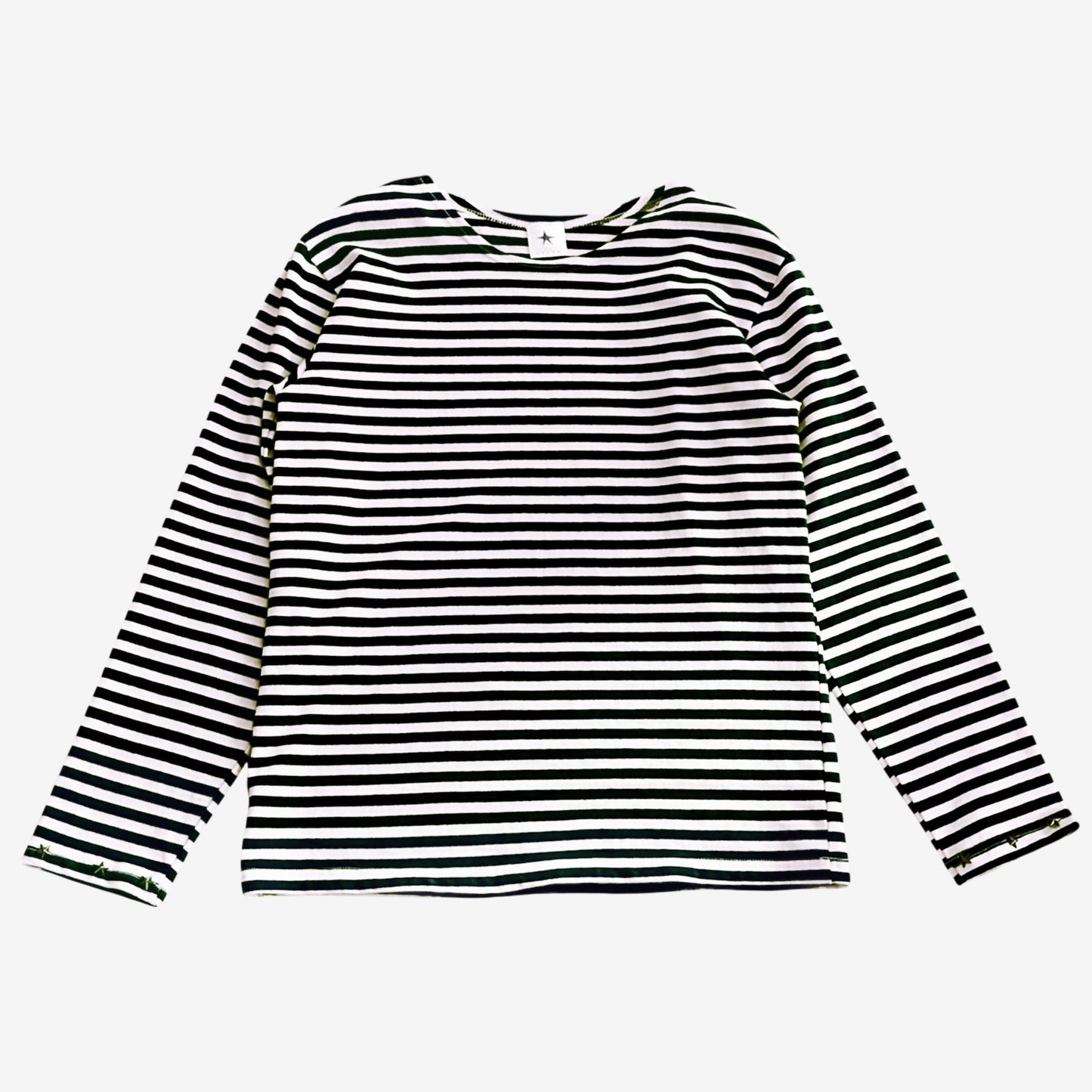 “SENTY ARMY” Navy Striped Longsleeve