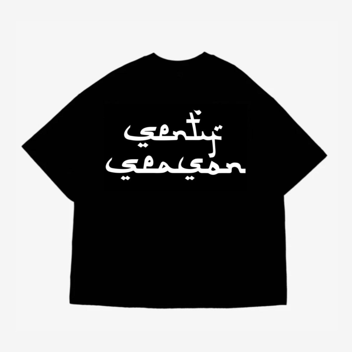 "SENTY SEASON" Black T-shirt