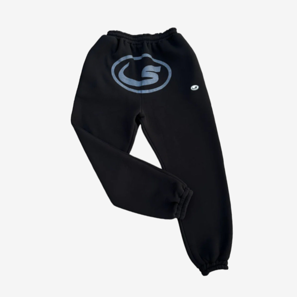 "SENTY SEASON" Essential Black Sweatpants