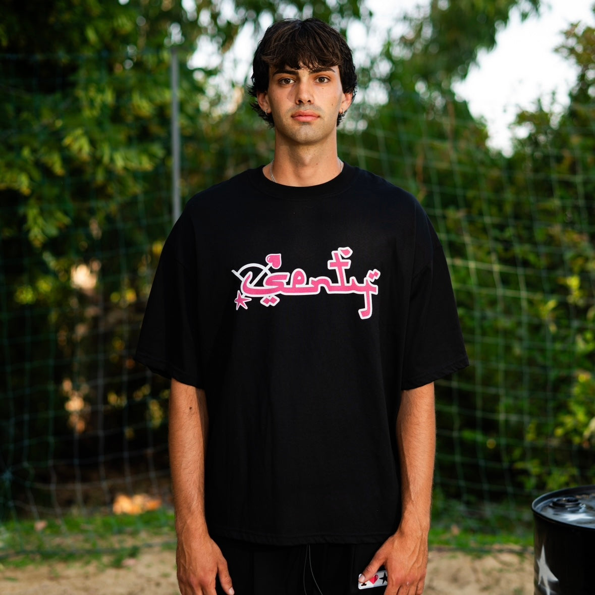 "SENTY SEASON" San Valentino Black T-shirt