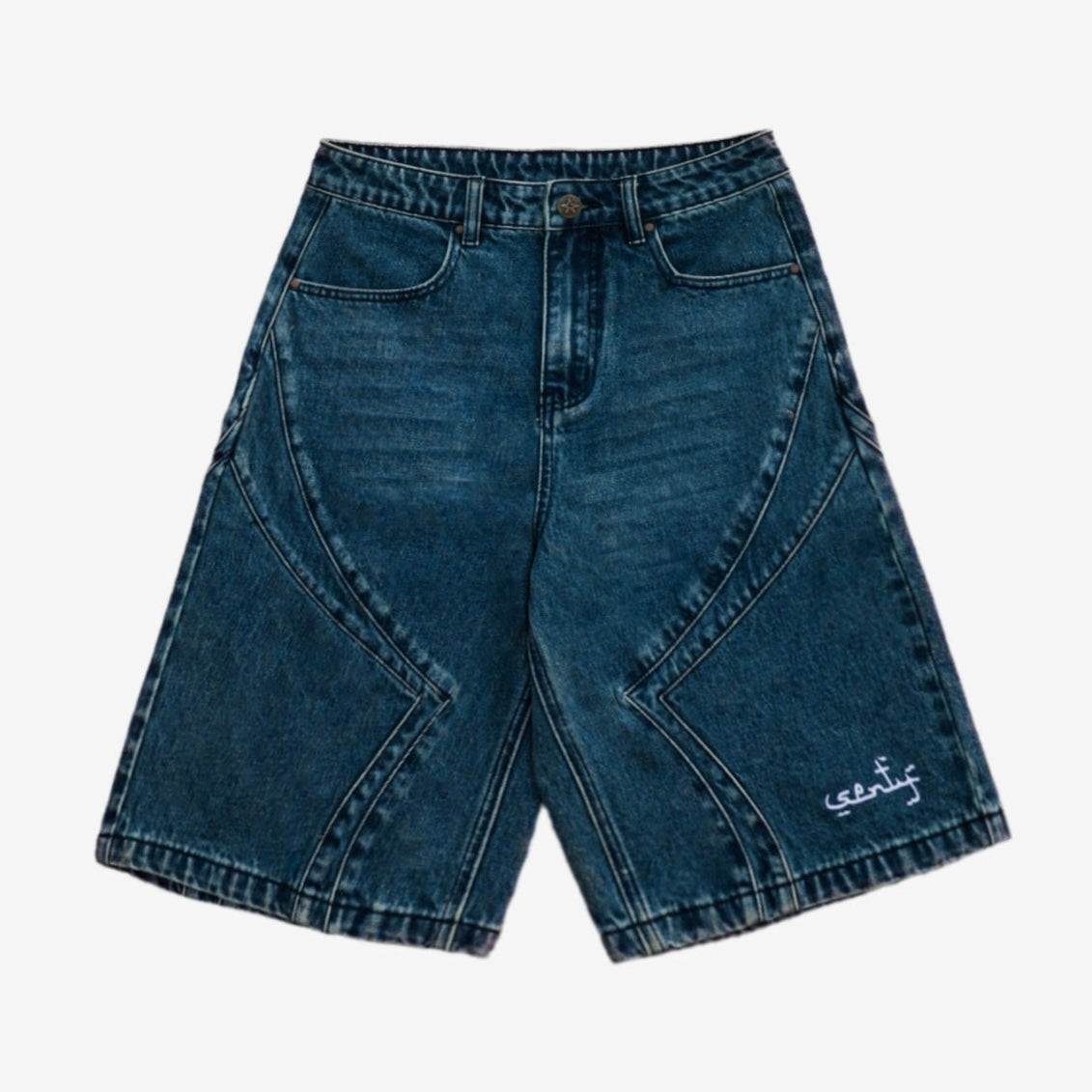 "SENTY SEASON" 5 Star Blue Jorts