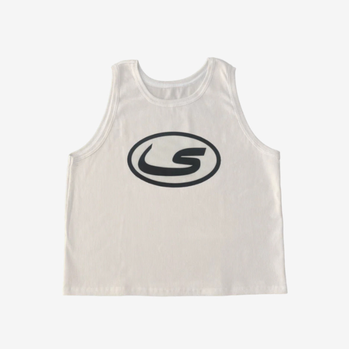 "SENTY SEASON" Essential White Tank Top