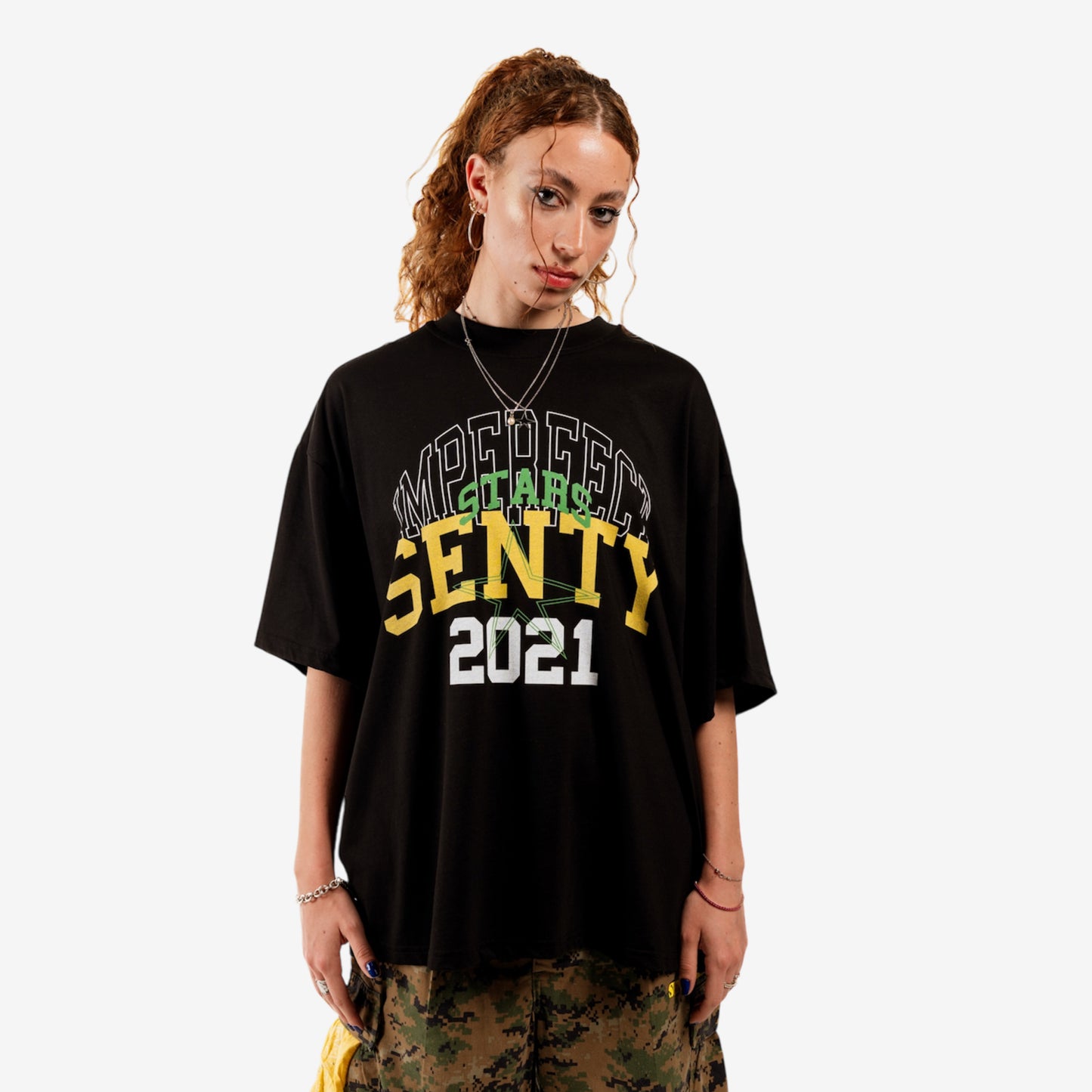 “IMPERFECT STARS 2021” Black T-shirt