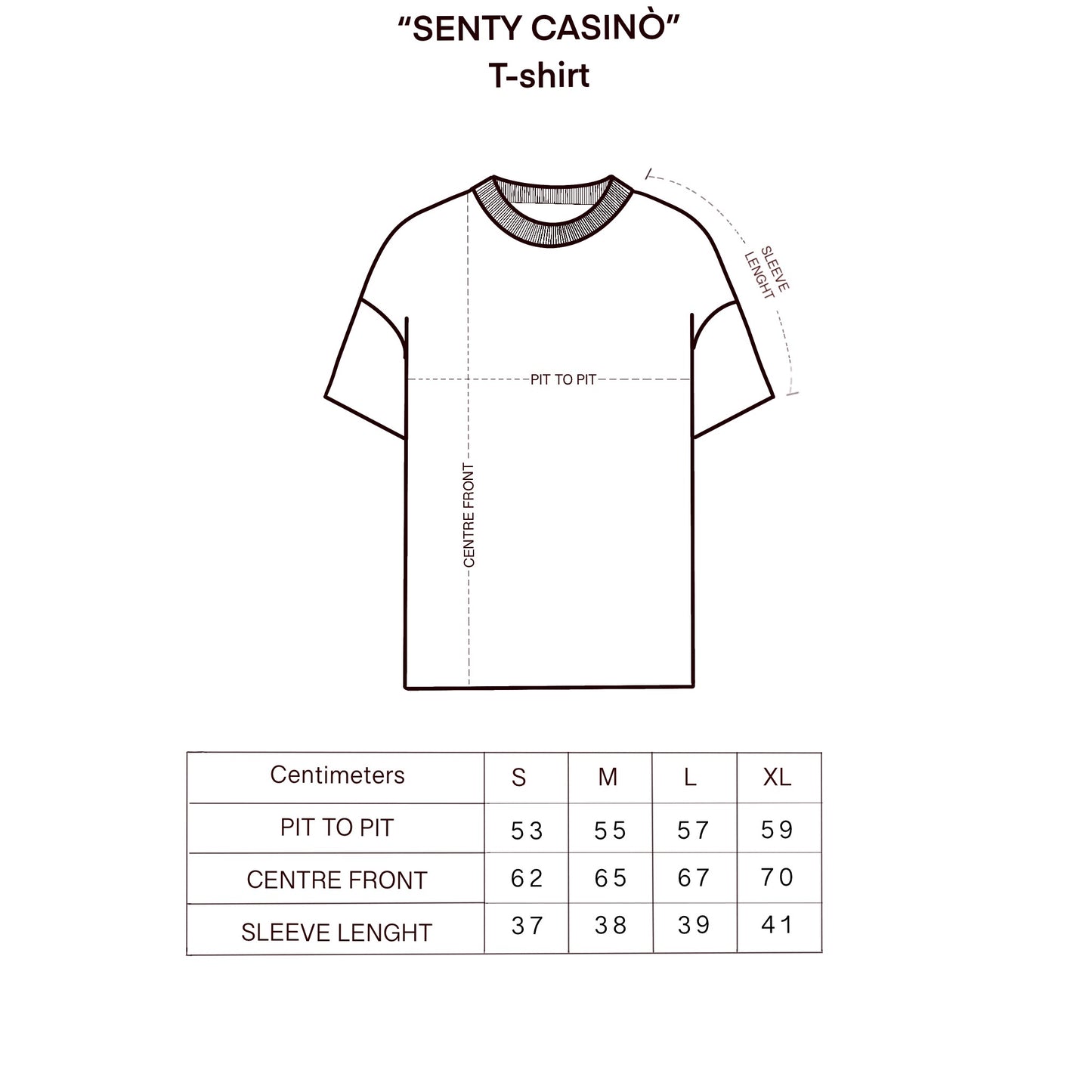 "SENTY CASINÒ" DADI White T-shirt