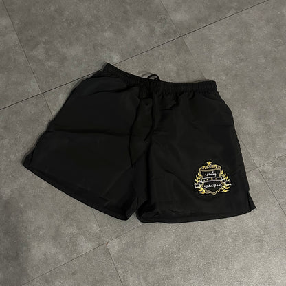 “SENTY ARMY” Black Swimshorts