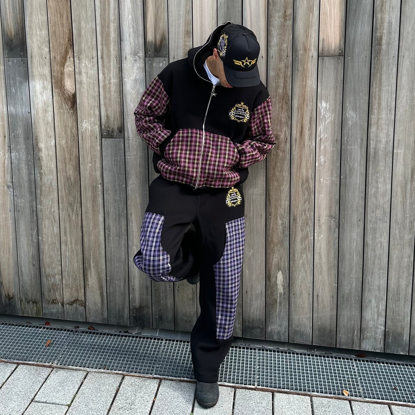 “SENTY SEASON” Flannel Black Full Zip