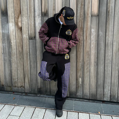 “SENTY SEASON” Flannel Black Full Zip