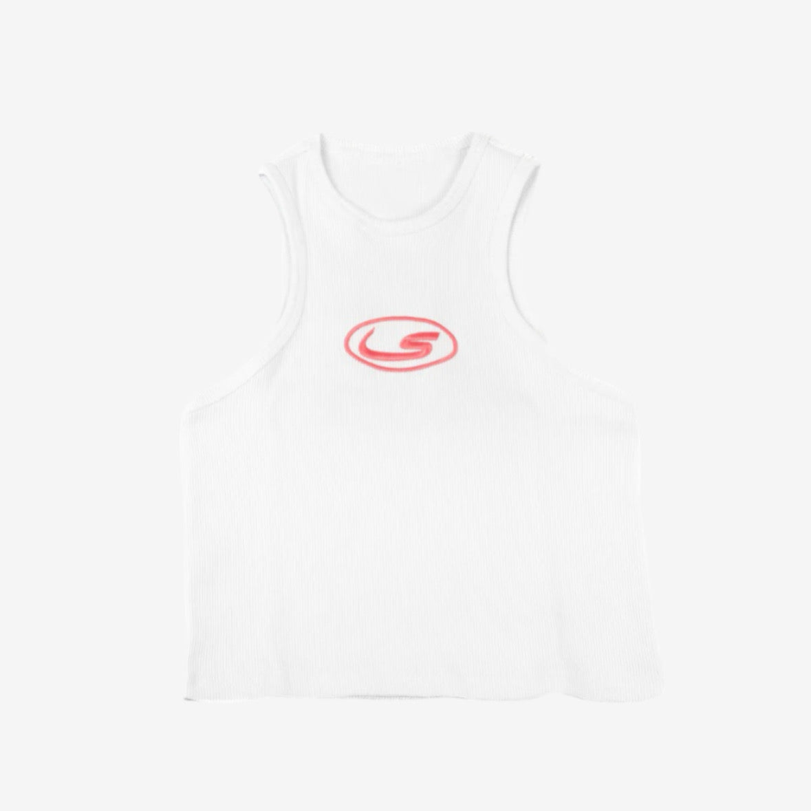 “PINK SEASON” White Tank Top