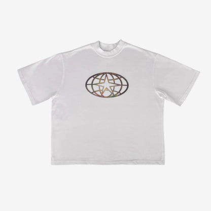 "SENTY SEASON" WORLD STAR White T-shirt