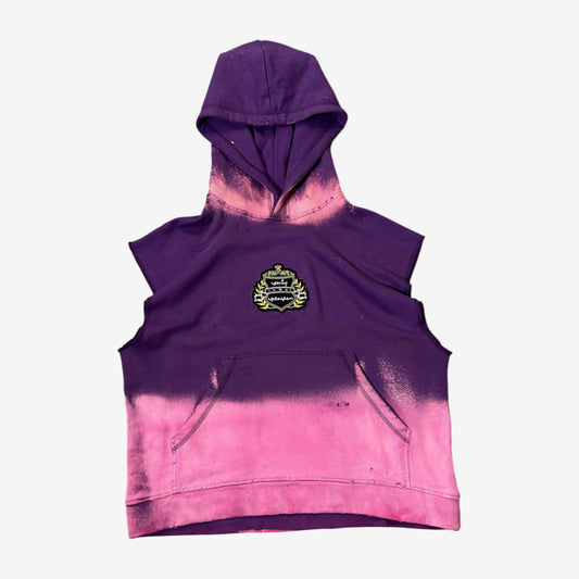 “SENTY ARMY” No Sleeve Hoodie (L) *