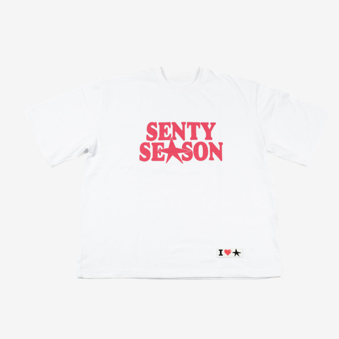 “PINK SEASON" White T-shirt