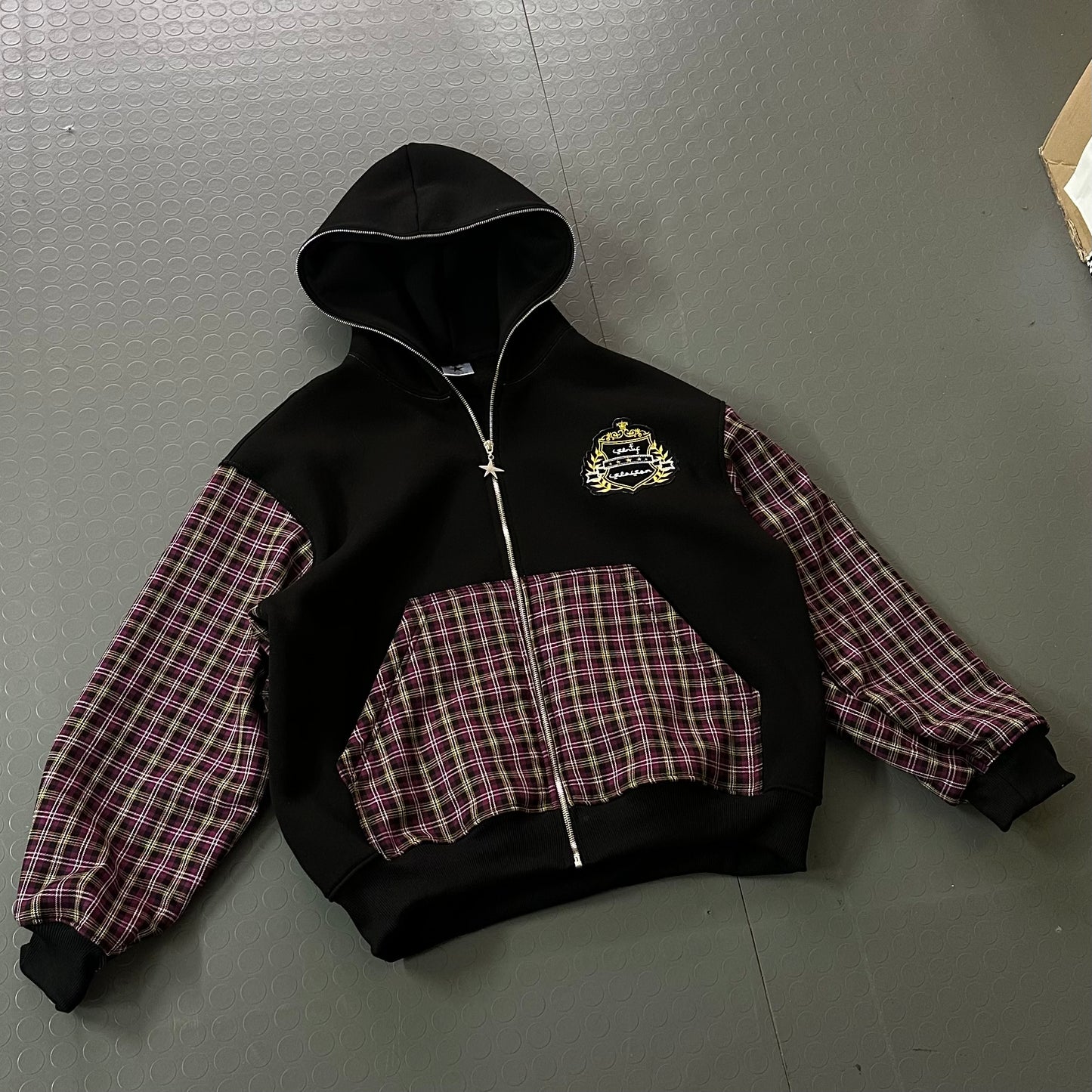 “SENTY SEASON” Flannel Black Full Zip