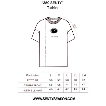 "360 SENTY" White T-shirt