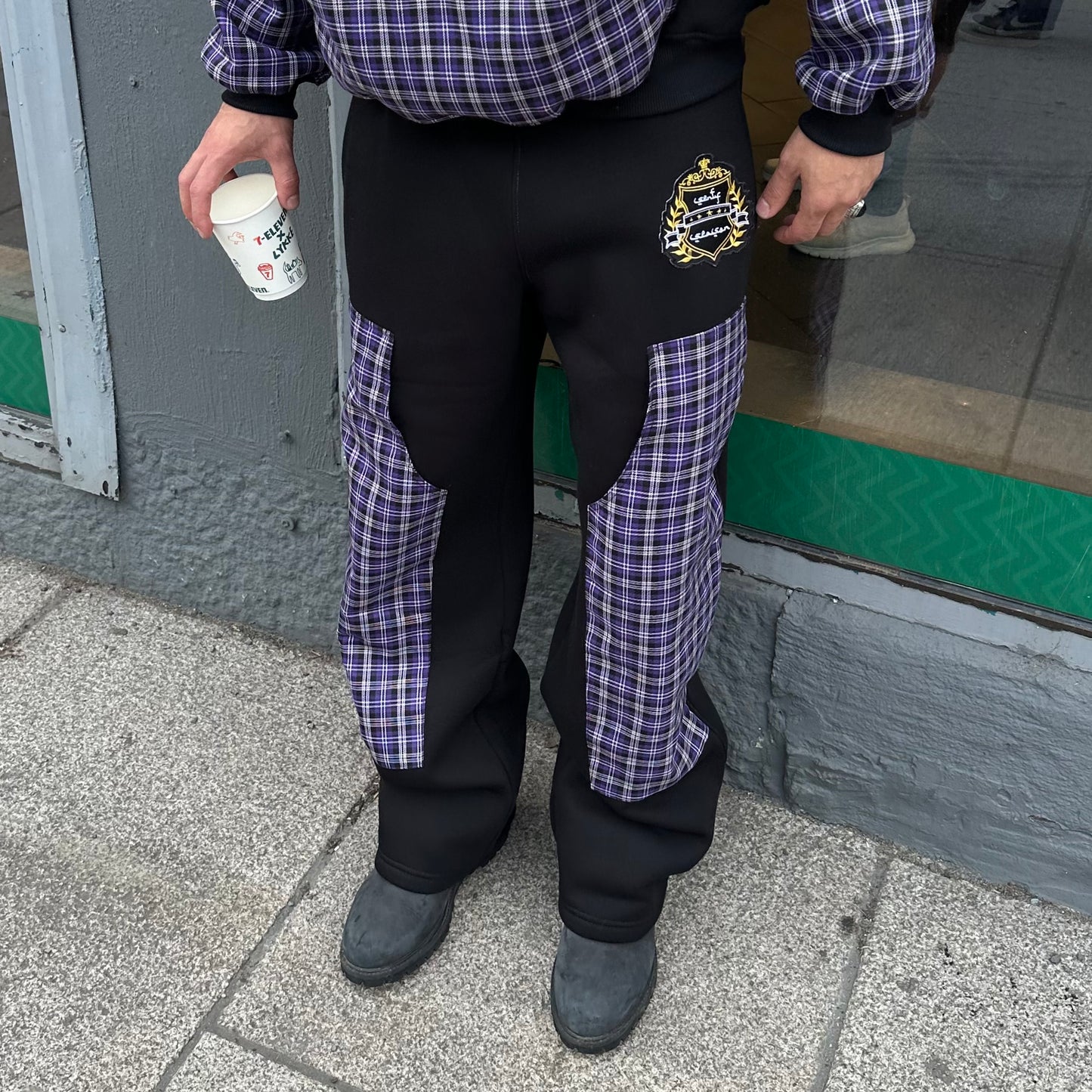 “SENTY SEASON” Flannel Black Double Knee