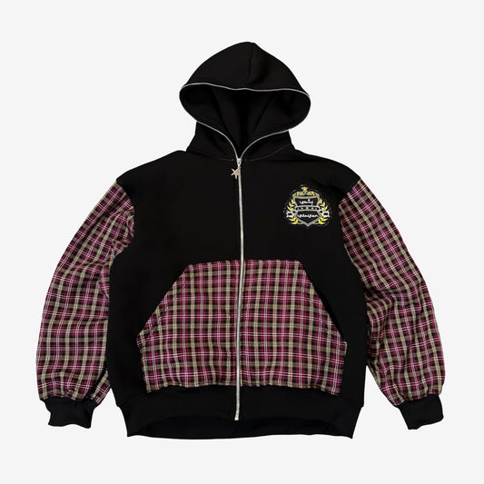 “SENTY SEASON” Flannel Black Full Zip