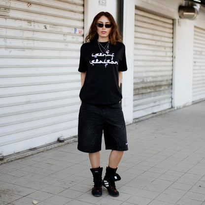 "SENTY SEASON" Black T-shirt