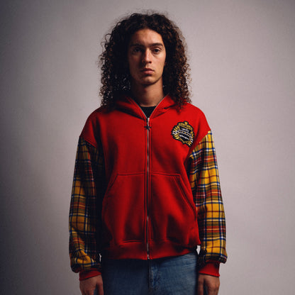 “SENTY SEASON” Flannel Red Full Zip (Pre-Order*)