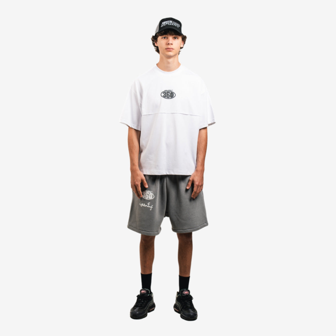 "360 SENTY" Light Grey Shorts