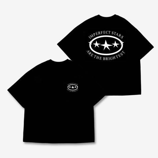 “IMPERFECT STARS” Black T-shirt