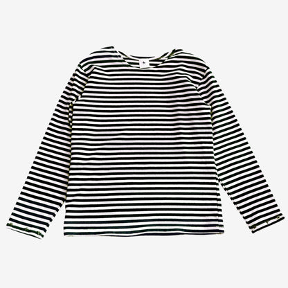 “SENTY ARMY” Striped Navy Longsleeve