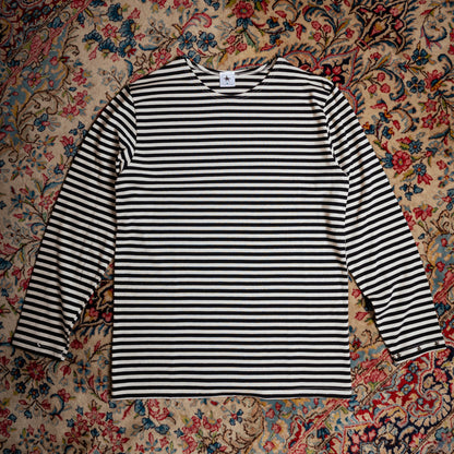 “SENTY ARMY” Striped Navy Longsleeve