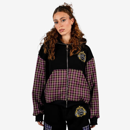 “SENTY SEASON” Flannel Black Full Zip