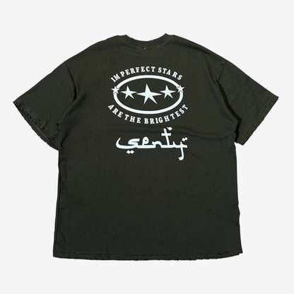“SENTY SEASON” Military Green T-shirt (L)*