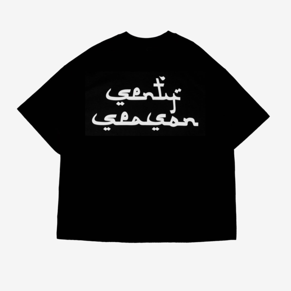 "SENTY SEASON" Black T-shirt